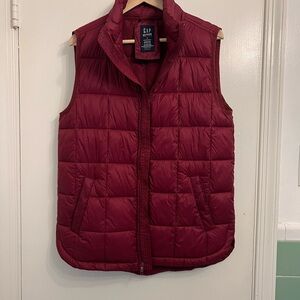 GAP Red Puffer Vest